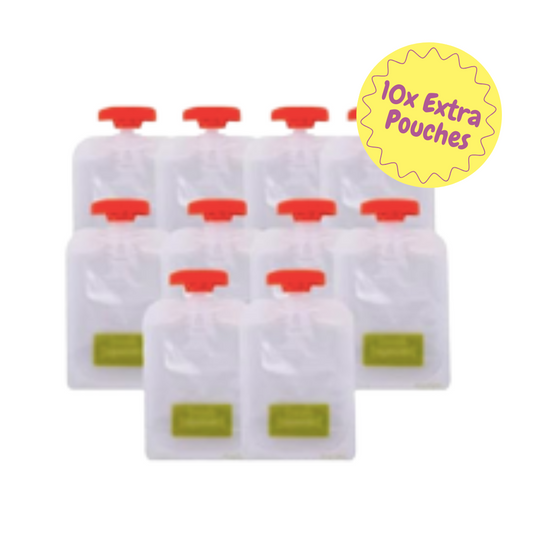 10x Extra-Babynahrungsbeutel